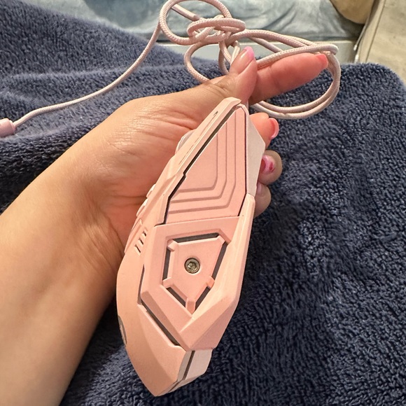Pink Wired mouse. - Picture 10 of 14